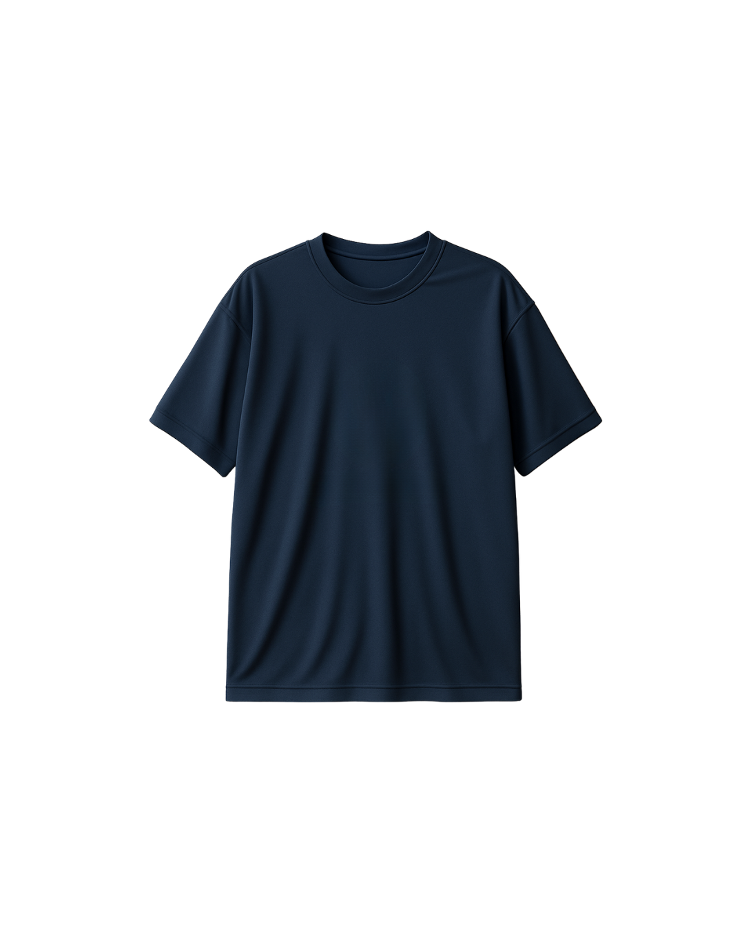 Basic Blue Drop Shoulder Men's T-Shirt