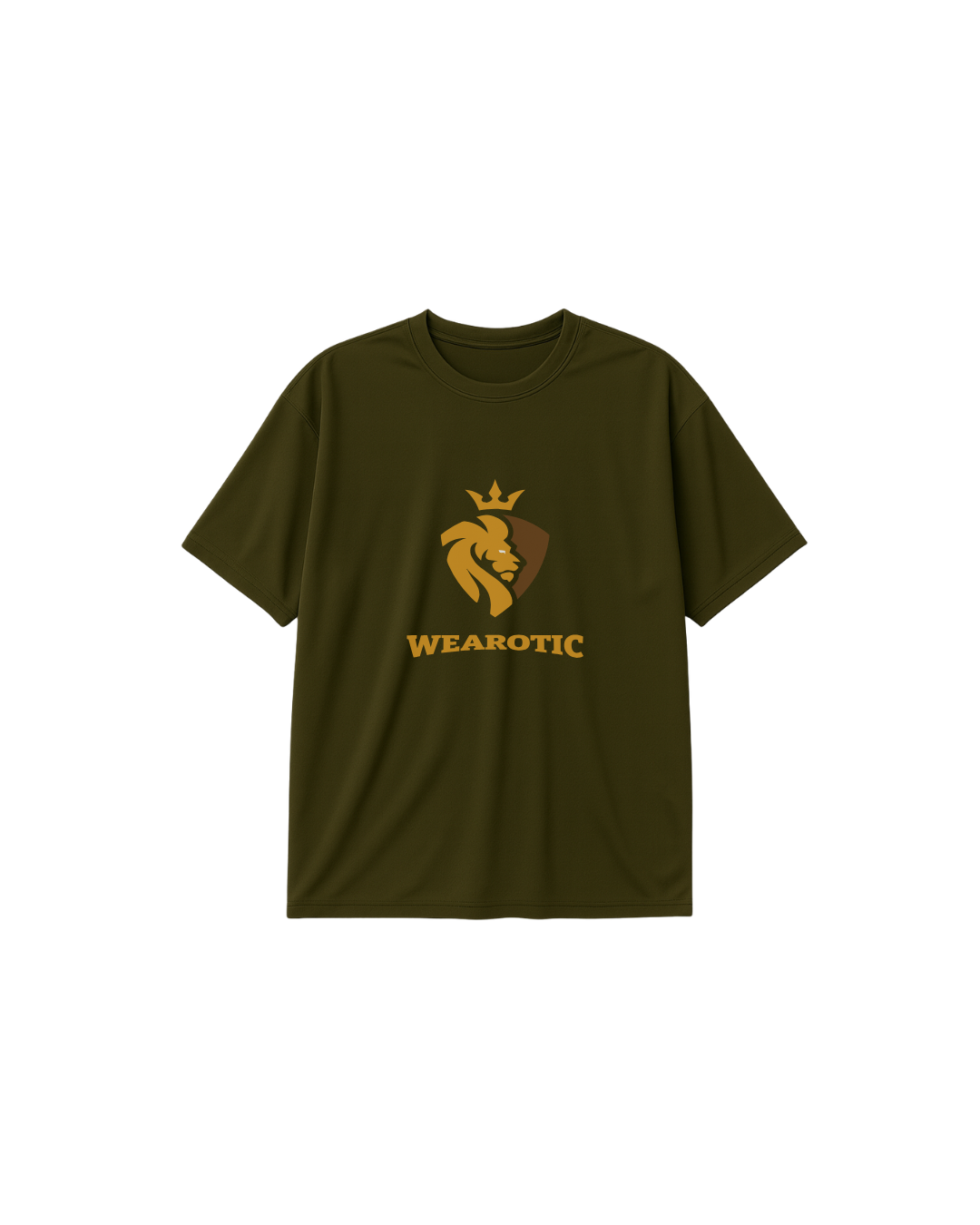 Men’s Oversized  Olive Green Tee & Short