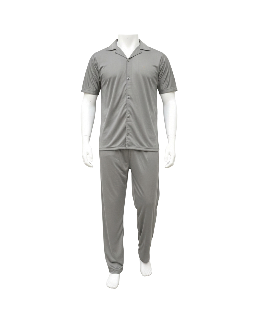 Relaxed Fit Grey Safari suit
