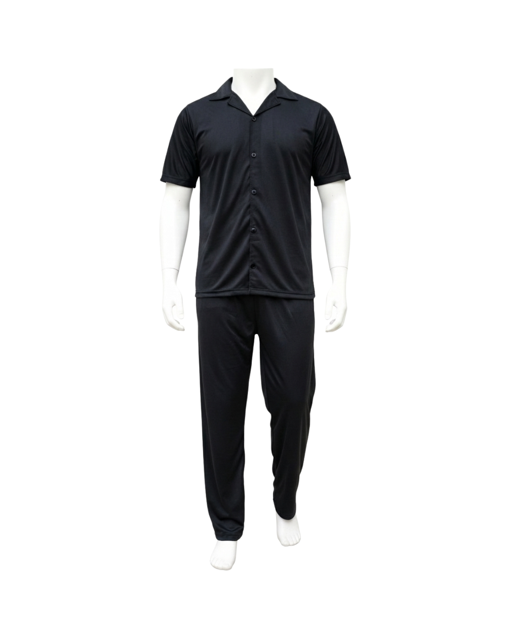 Relaxed Fit Black Safari suit