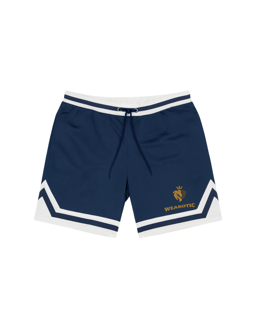 Diamond Navy blue mesh jersey short